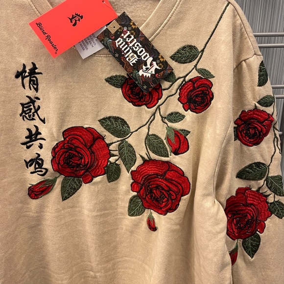 Blind Rooster Brand New Sweatshirt Japanese Style - Picture 3 of 8